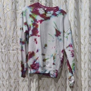Colorful Tie-Dye Women's Sweater